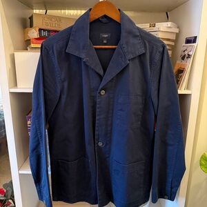 Navy Lightweight Coat from J Crew